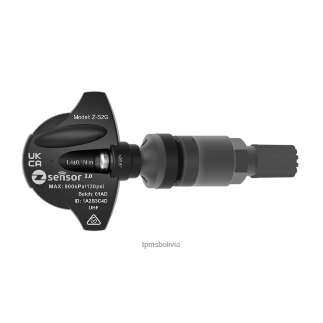 Sensor De Presión De Neumáticos Moto - Sensor tpms de repuesto original del motor mg - oe p/n 10290600 frecuencia 433mhz V4F6D992 vástago de válvula de metal - gris oscuro